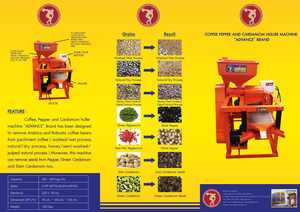Coffee and Green Cardamom Huller Machine_Advance Brand